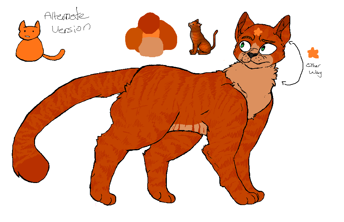 Just another warrior cat design blog — Firestar