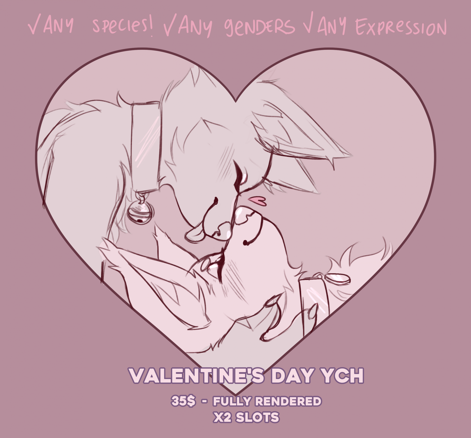 ✦ Valentine's YCH ✦