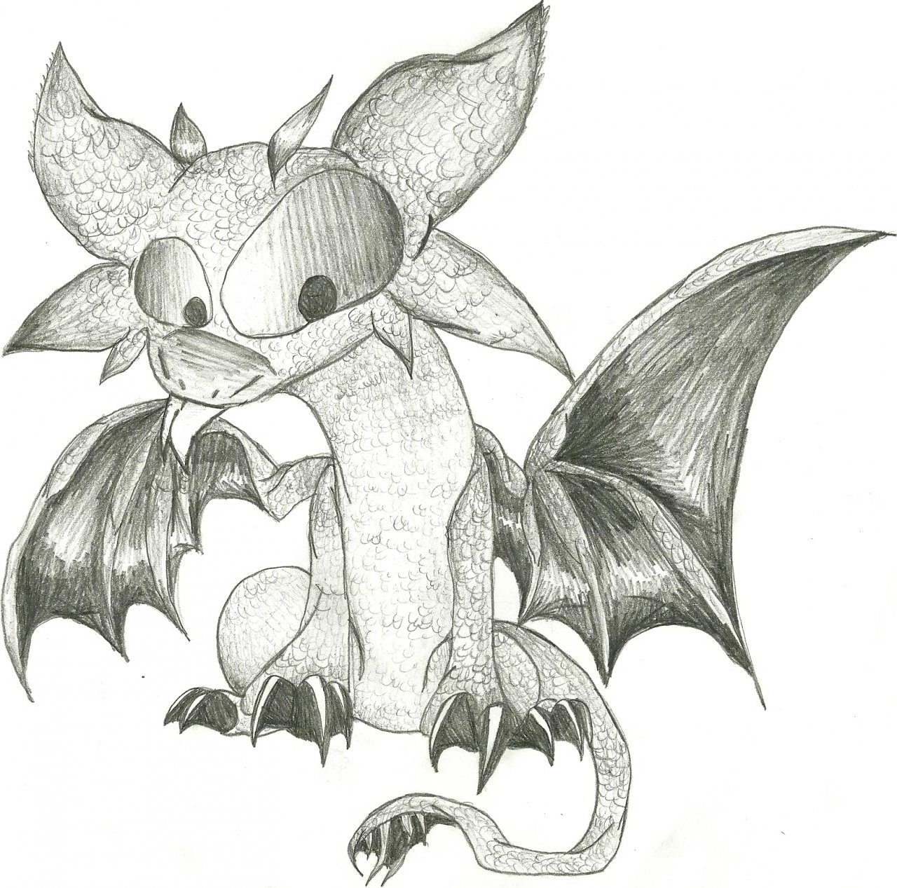 toothless outline