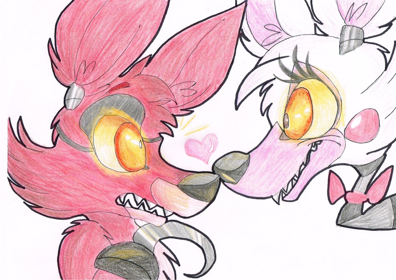 Foxy X Mangle by PlagueDogs123 -- Fur Affinity [dot] net