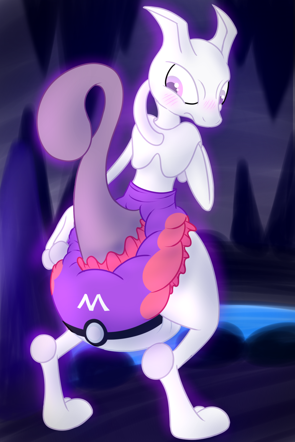 Mew Pokemon by NSFWImaranx -- Fur Affinity [dot] net