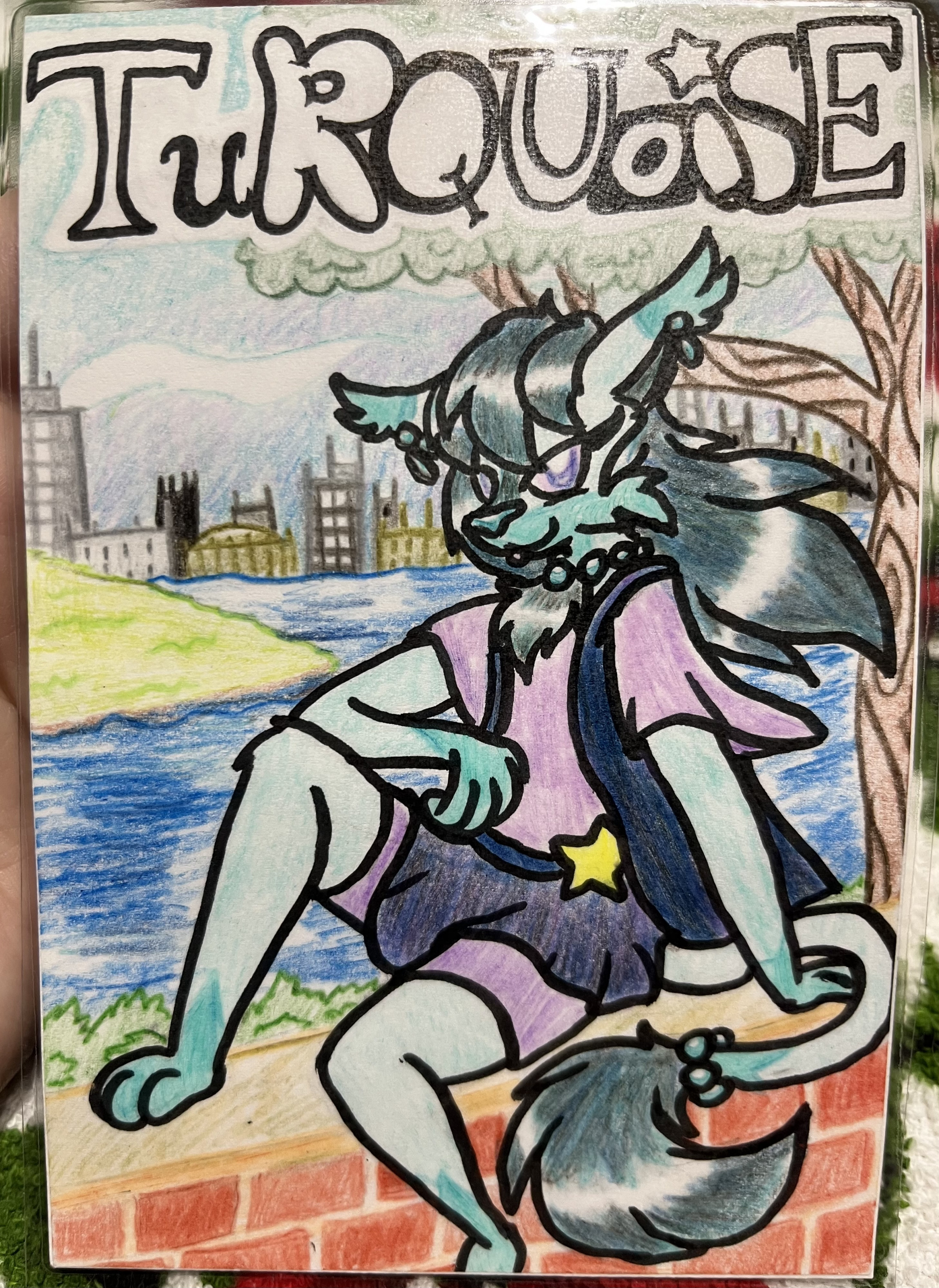 Turquoise MFF Badge: Side A