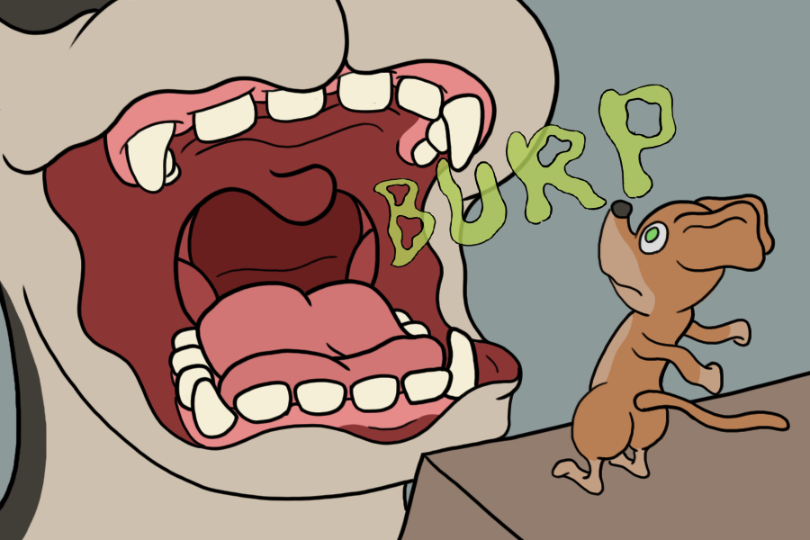 Giantess Burp