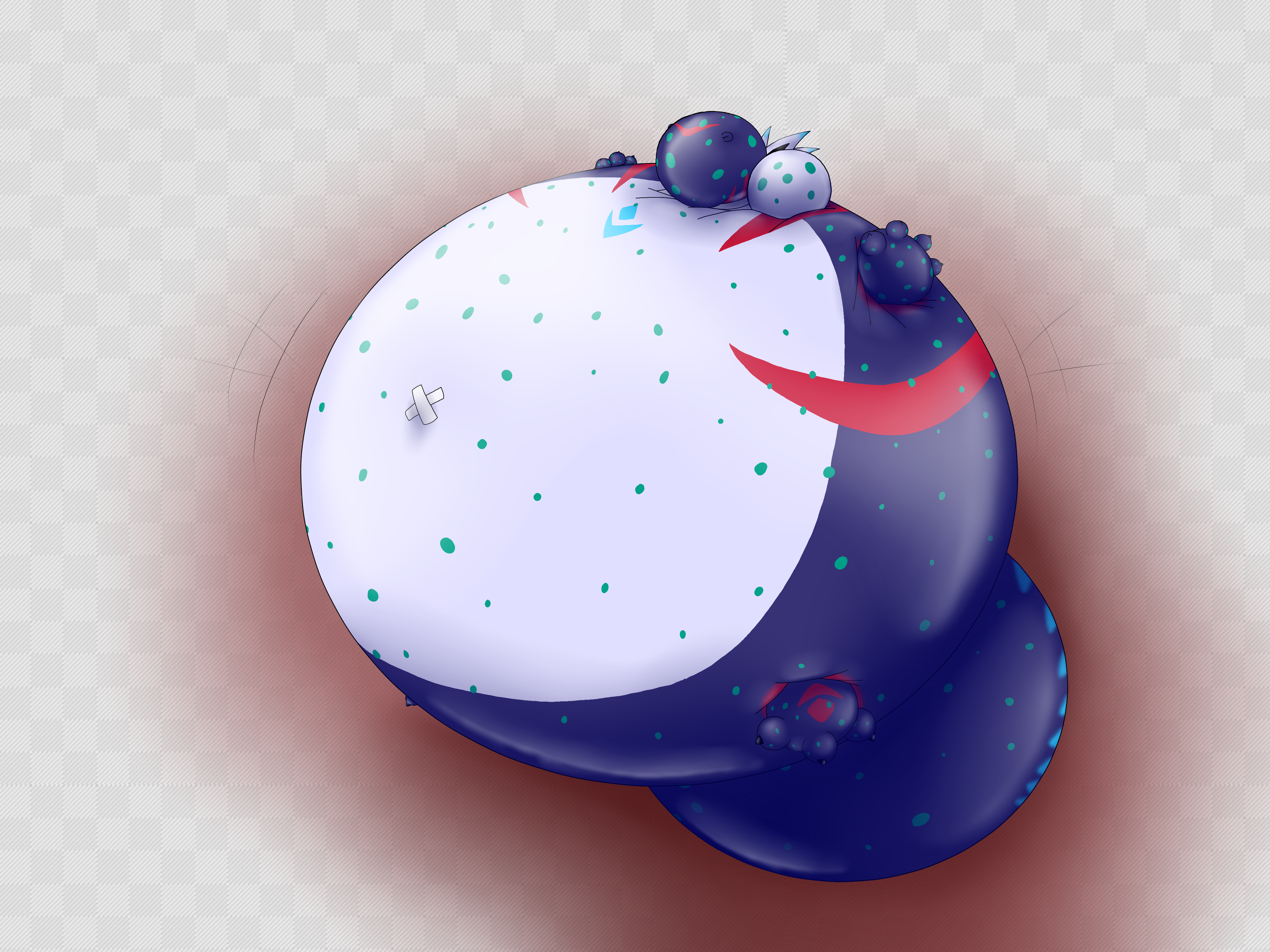 Blueberry inflation allergy