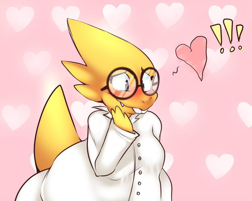 Reincarnationtale Alphys  Art reference by 2KRAFDJEXL37 -- Fur Affinity  [dot] net