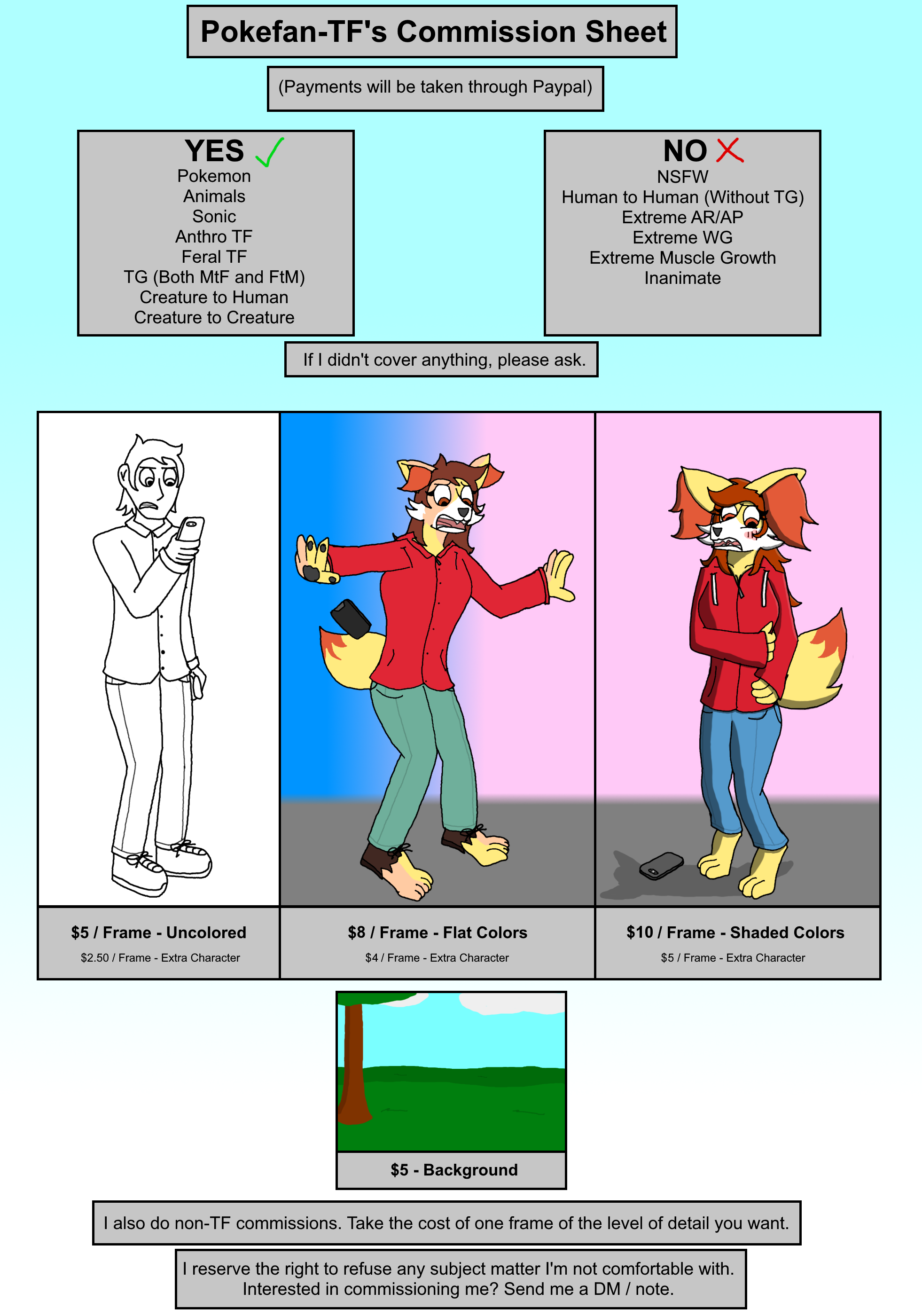 Commission Sheet (2021) by pokefan-tf -- Fur Affinity [dot] net