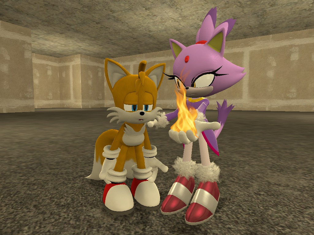 Sonic.Exe Fights Tails & Blaze The Cat #sonictheheadgehog #tailsthefox