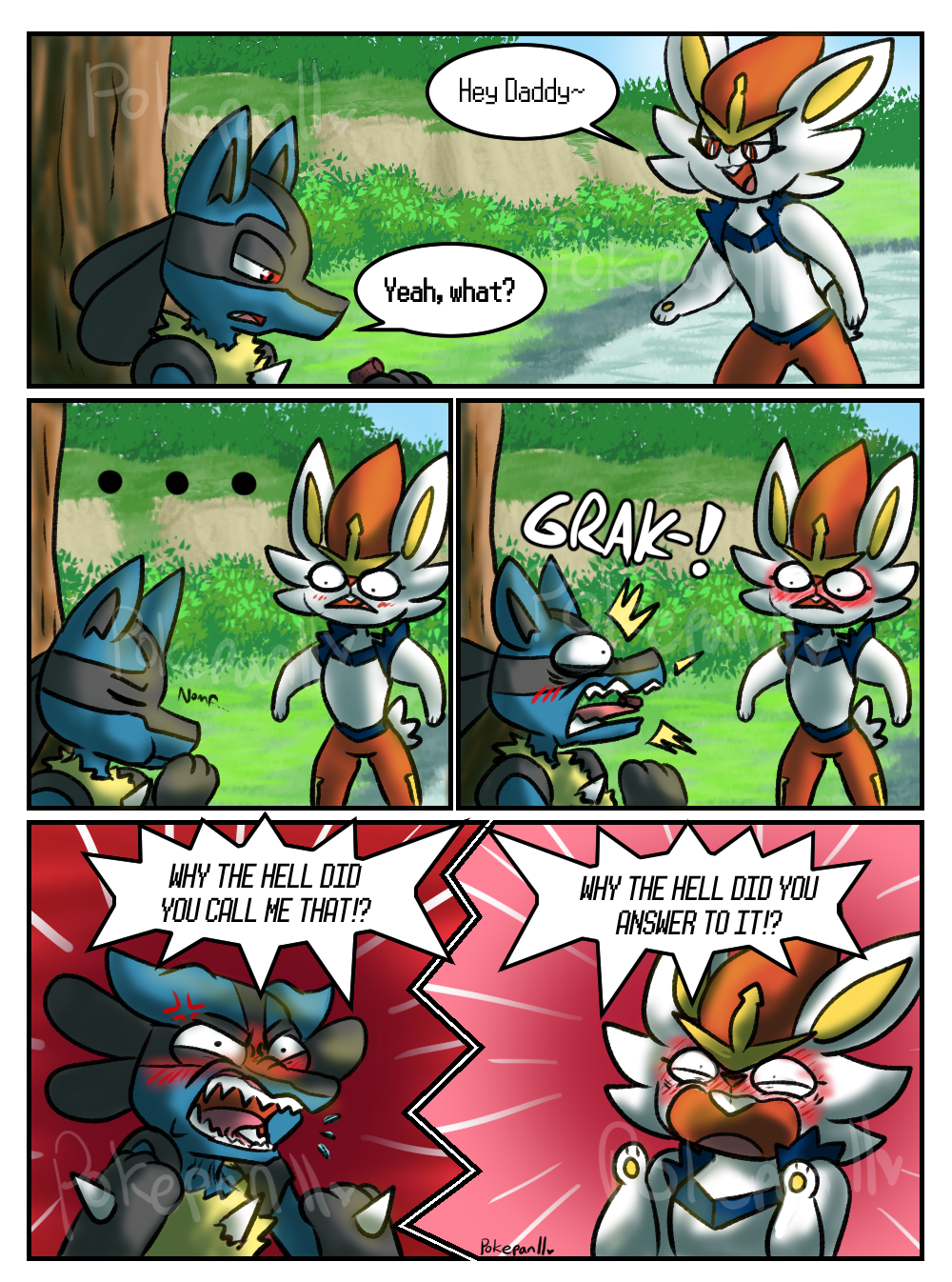 Ace and Cario - Daddy Issues by Pokepan11 -- Fur Affinity [dot] net