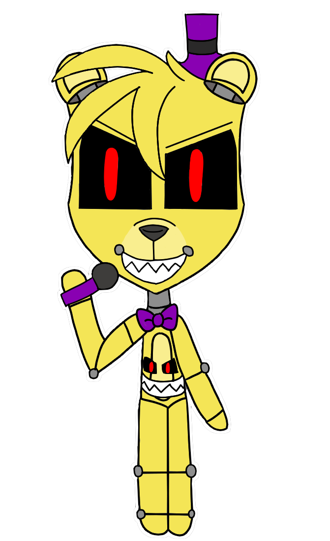 Chibi Nightmare Fredbear 2 by PolarBeargirl2o -- Fur Affinity [dot