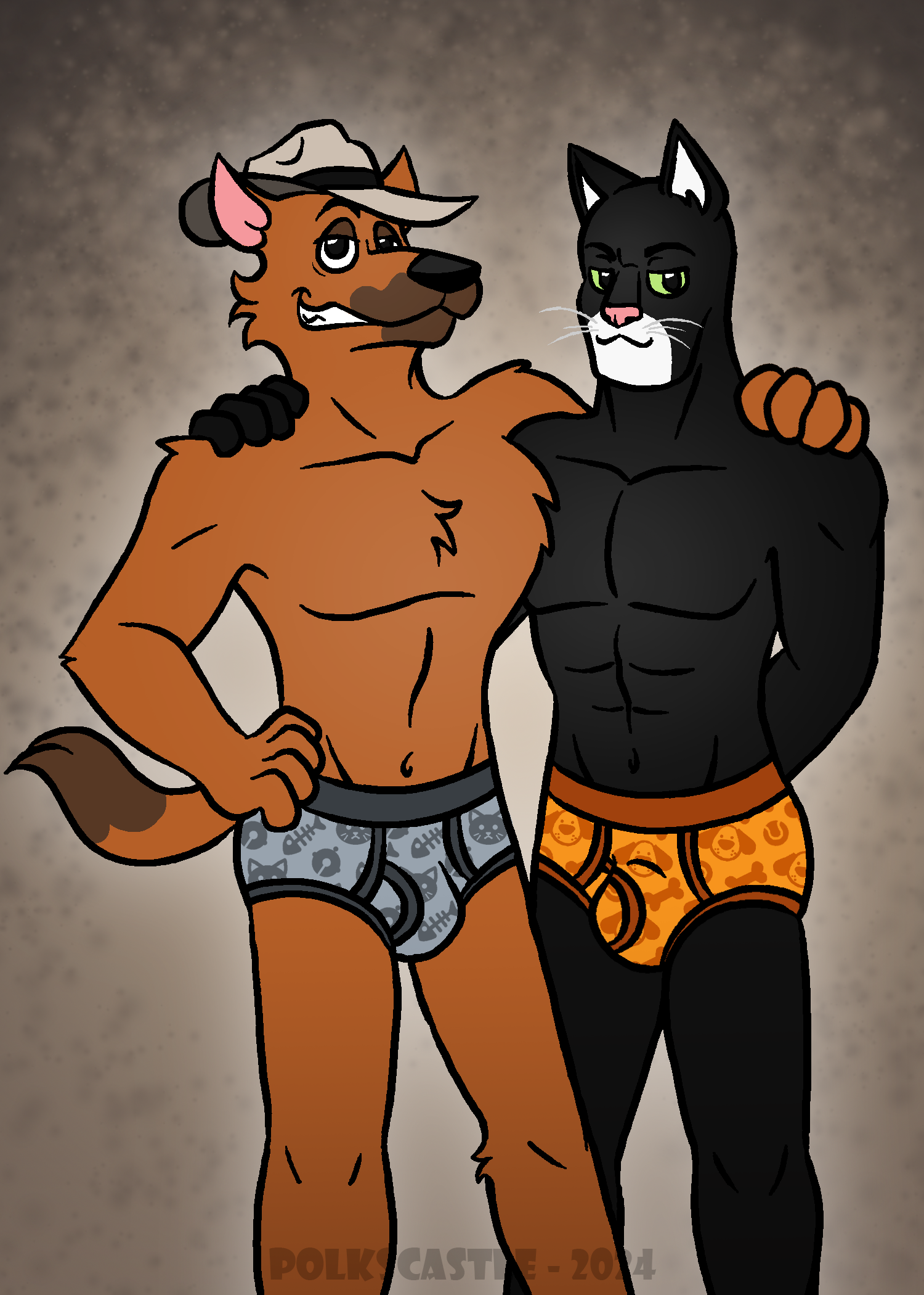 Trade] - Detective Duo De-Dressed by PolksCastle -- Fur Affinity [dot] net