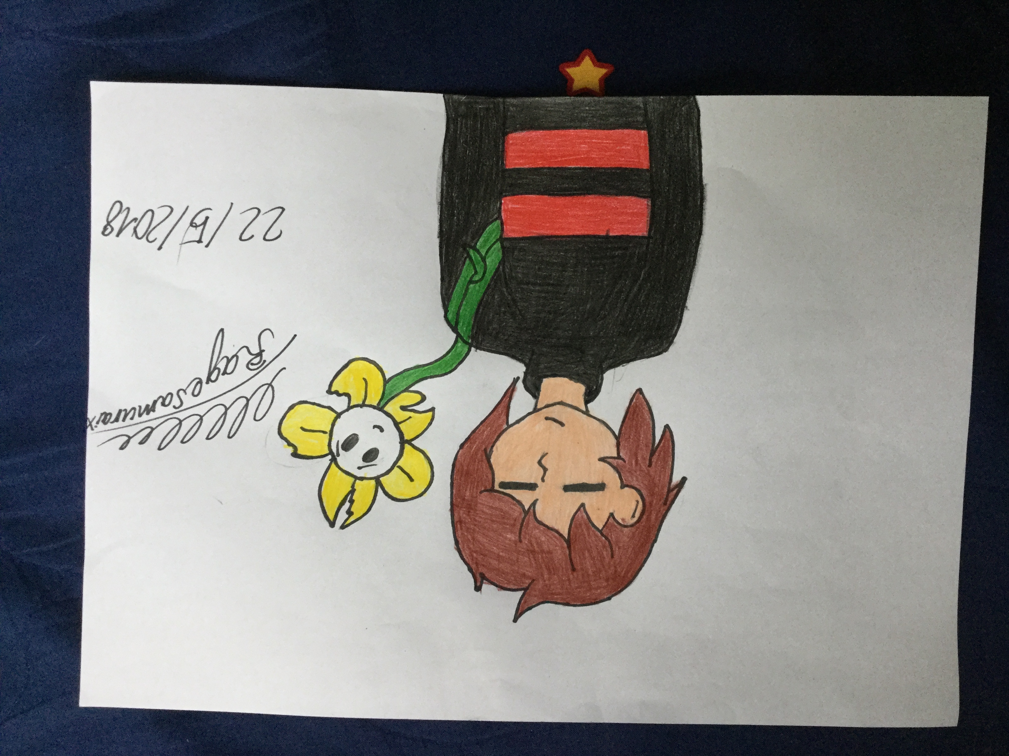 Underfell Frisk Flowey Fanart By Ponyxgaming Fur Affinity Dot Net