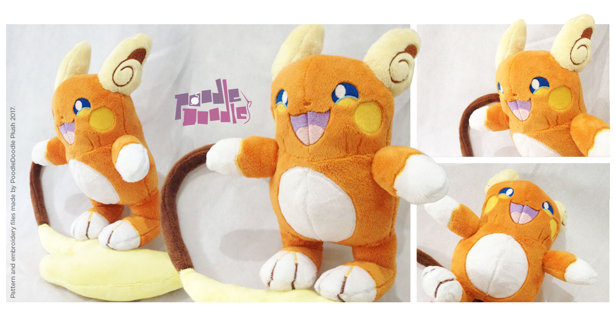 Alolan raichu on sale stuffed animal