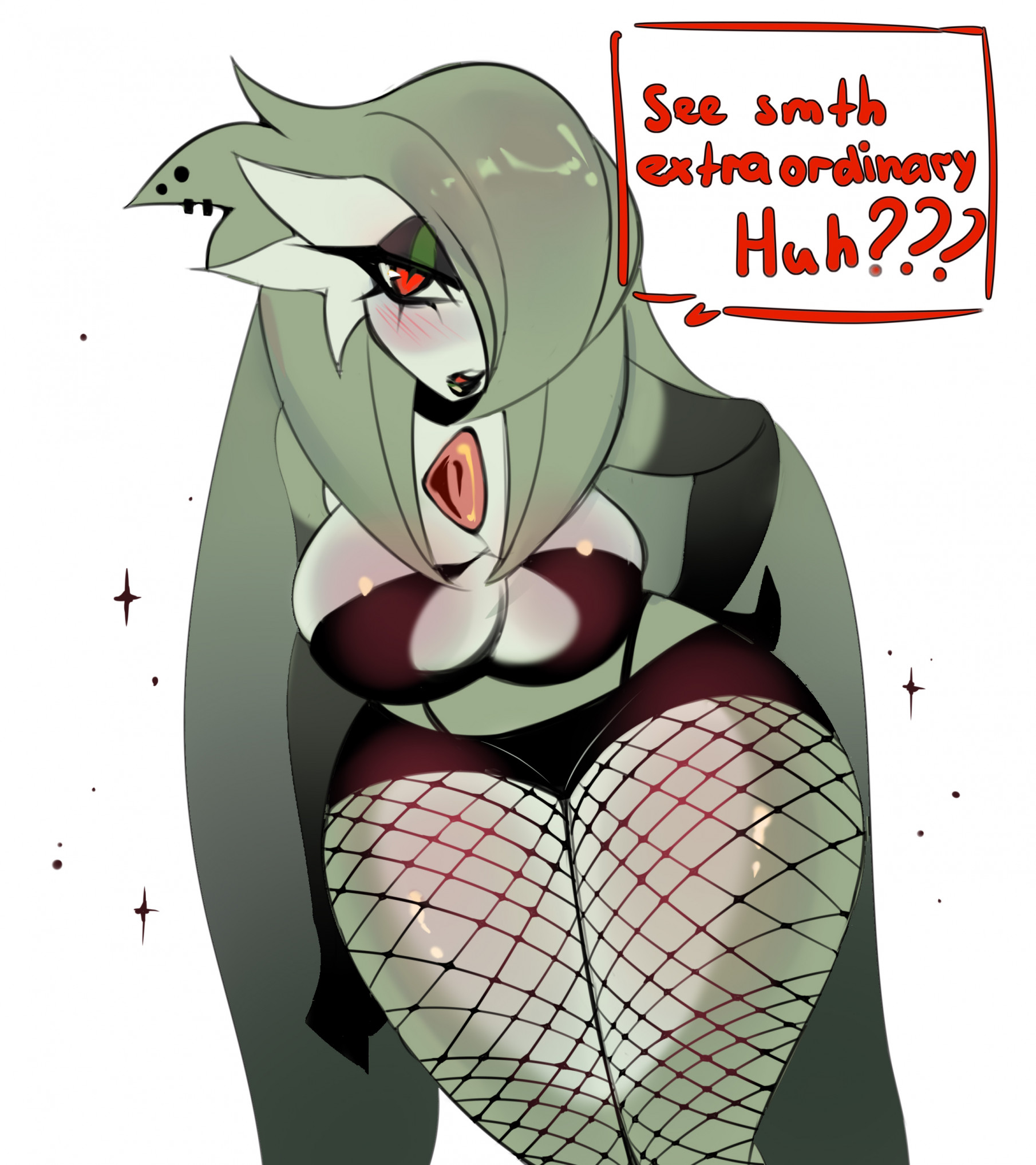 goth Gardevoir by Popkornyyyy -- Fur Affinity [dot] net