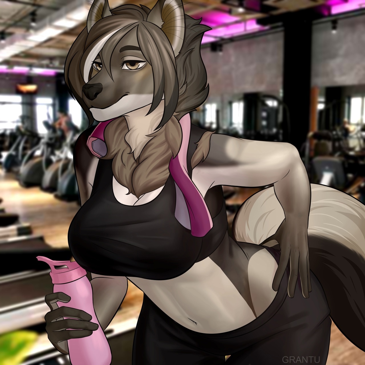 Lana in the gym! by Poroh -- Fur Affinity [dot] net