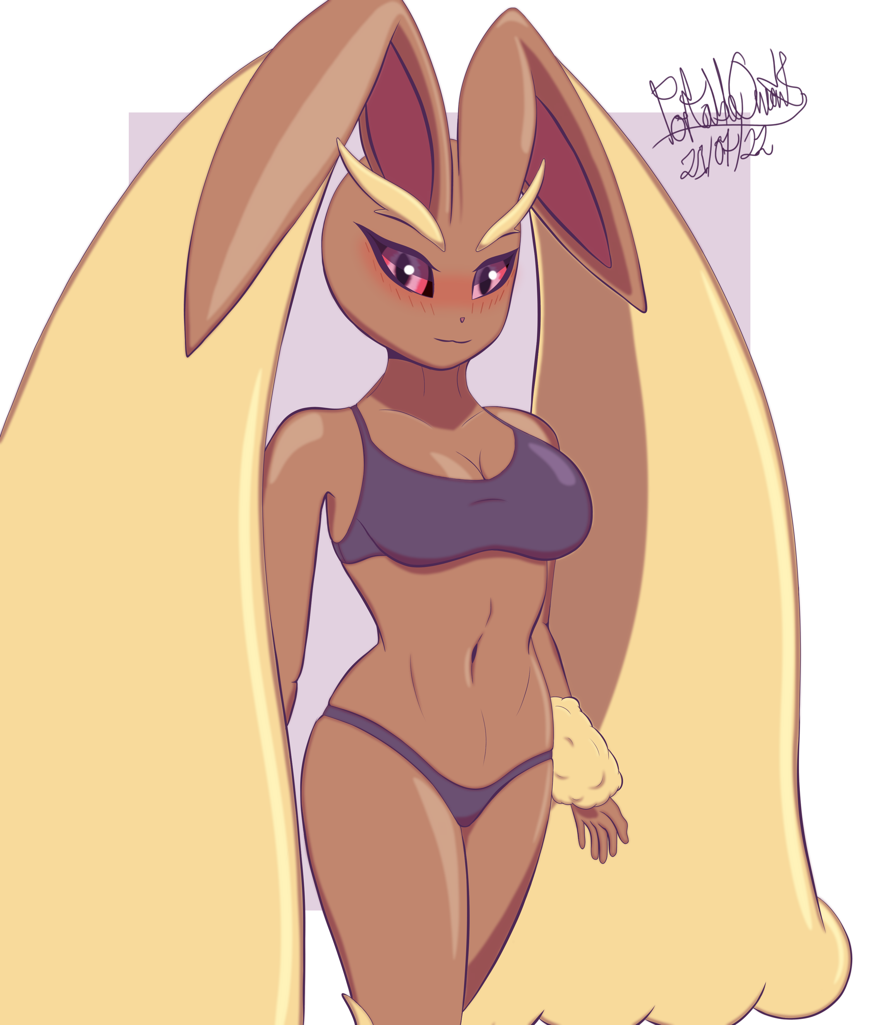 Lopunny by PortableOnions -- Fur Affinity [dot] net