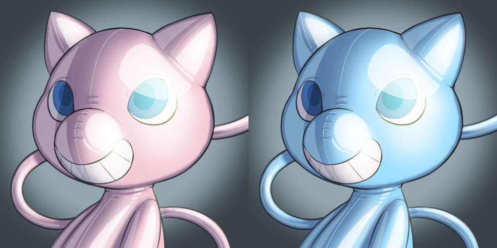 Pokemon Shiny Mew F2U Icon Sample (discord) by MagicOFManga -- Fur