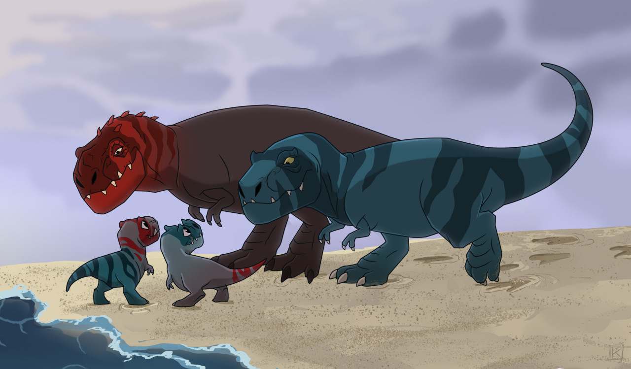 Unexpected fan art on the primal by positiv amber shard fur affinity