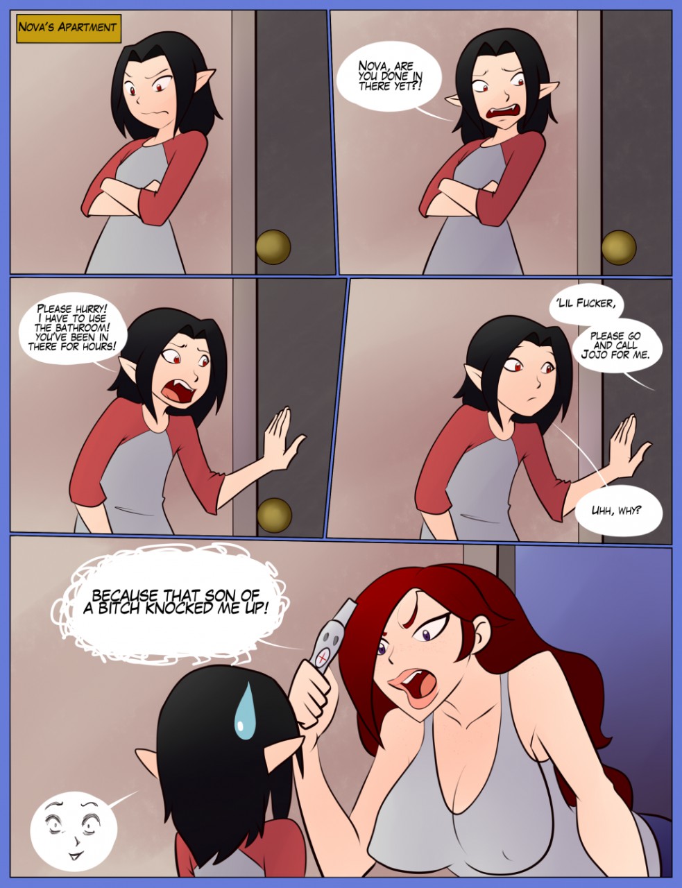 Boobgirl Intermission: I'm Pregnant! by Pranky1 -- Fur Affinity [dot] net