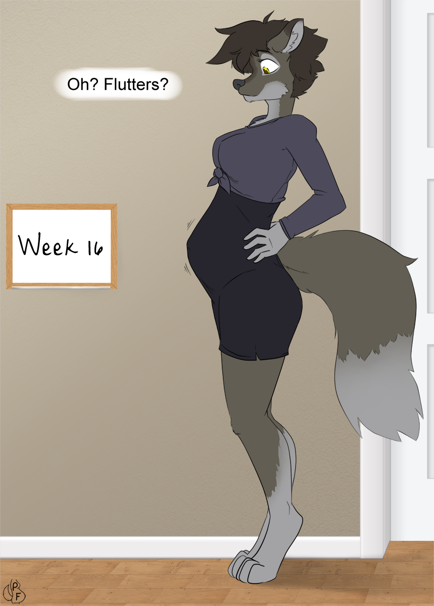 Bridgette Pregression - Week 16 By Pregfur -- Fur Affinity [dot] Net