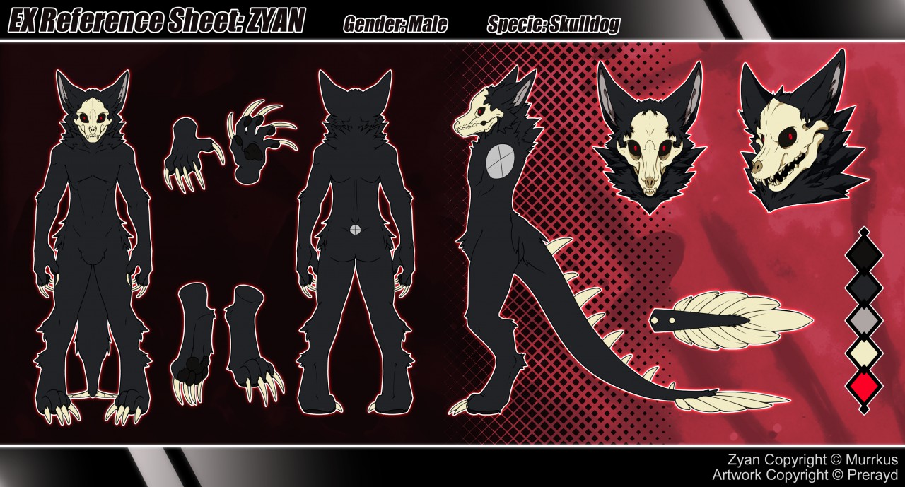 [Commission] EX Reference Sheet -ZYAN- by Prerayd -- Fur Affinity [dot] net