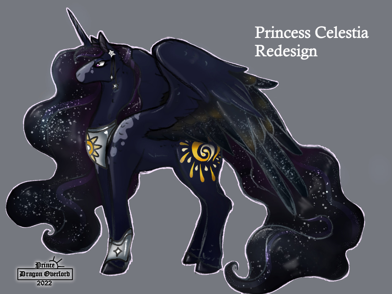 Princess Celestia Redesign by PrinceDragonOverlord -- Fur Affinity [dot] net
