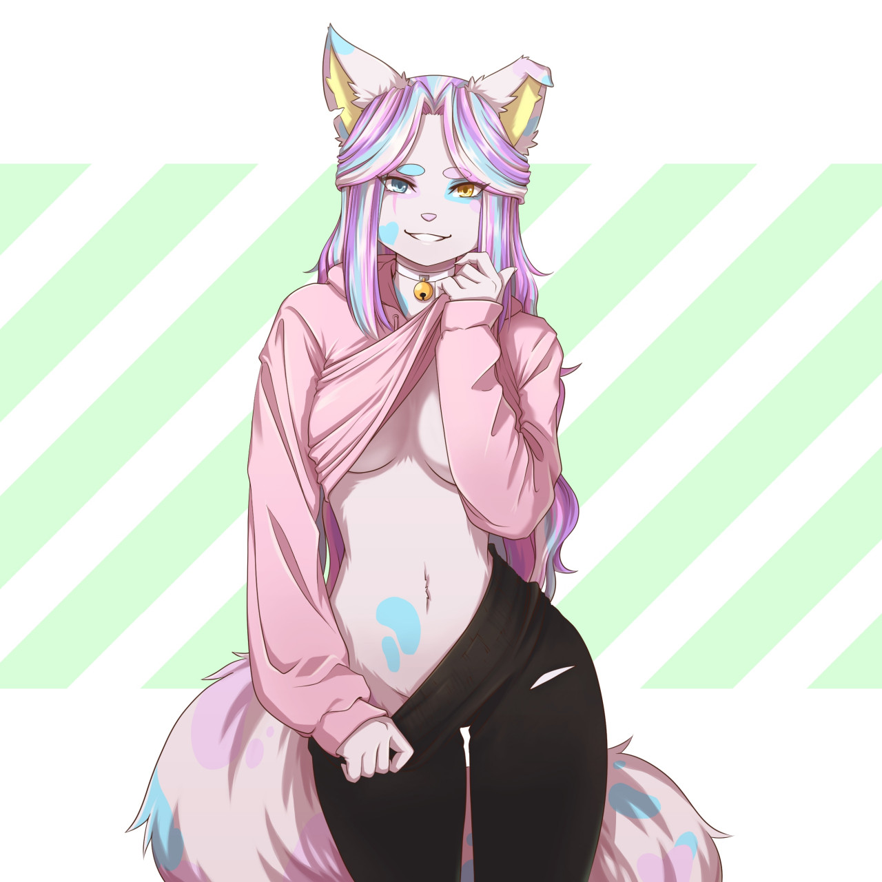 Tummy Flash by PrinceHato -- Fur Affinity [dot] net