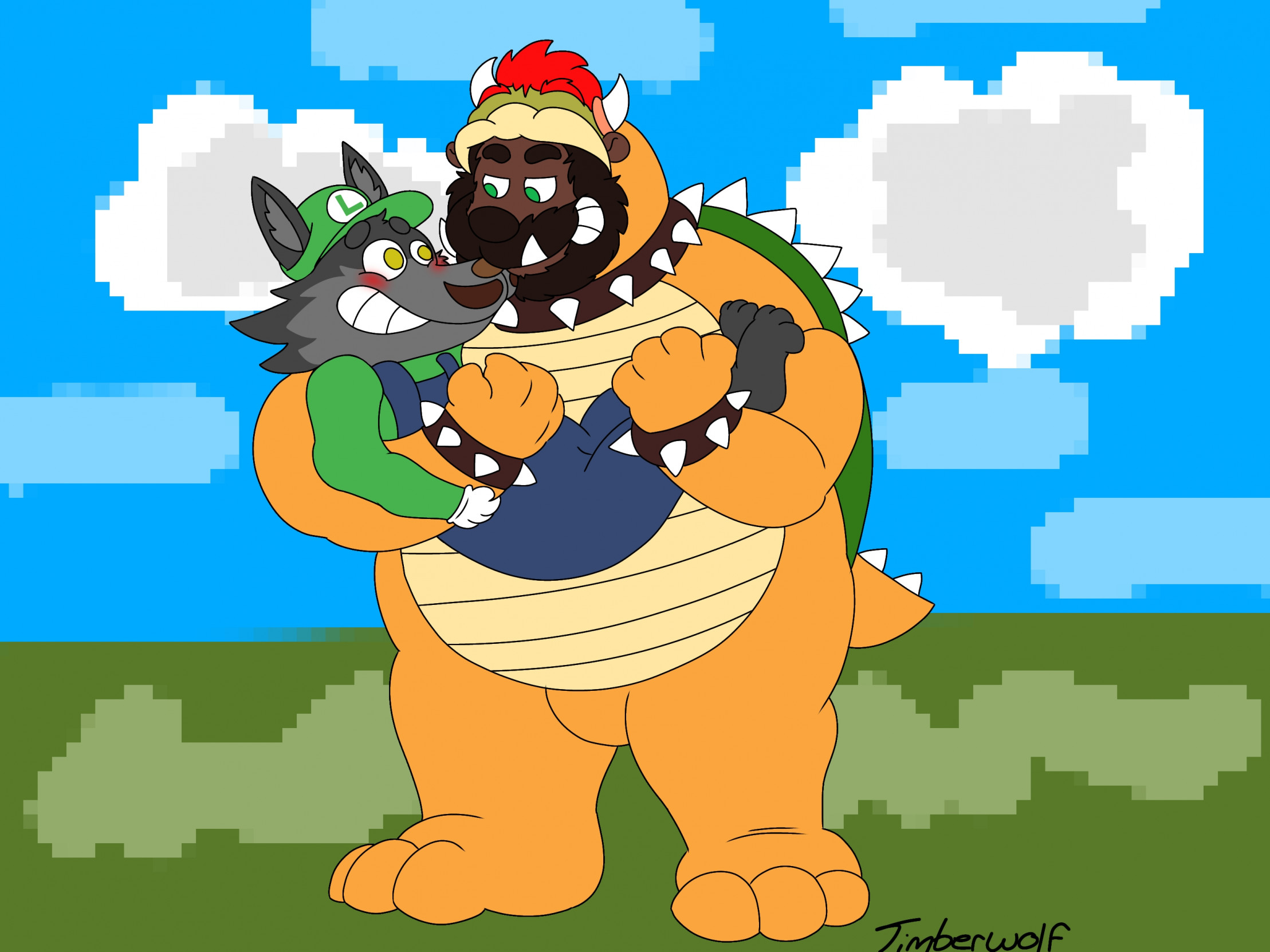 Luigi X Bowser Cosplay by PrinceMudeenu -- Fur Affinity [dot] net