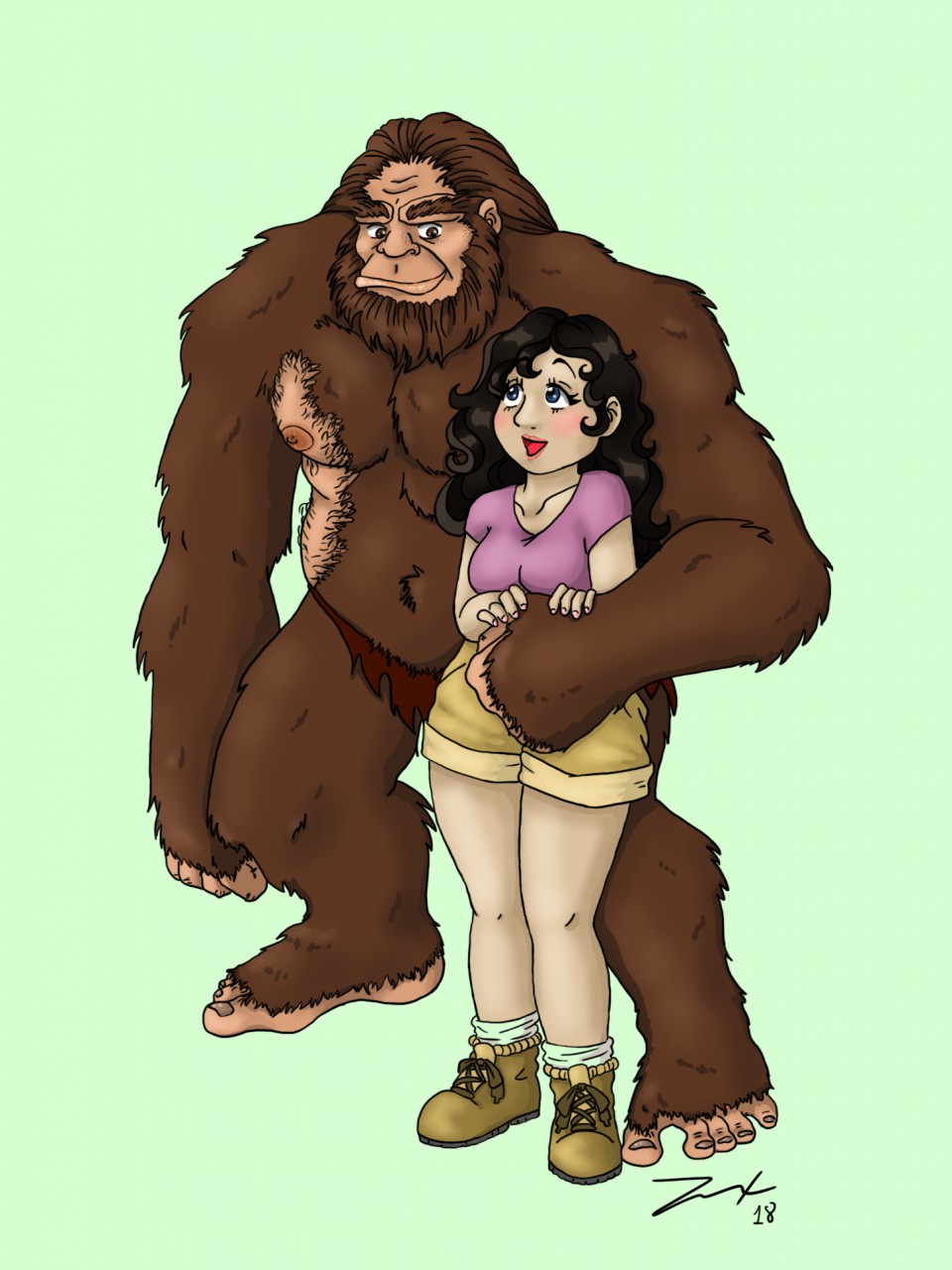 Bigfoot Boyfriend by PrinceRose -- Fur Affinity [dot] net