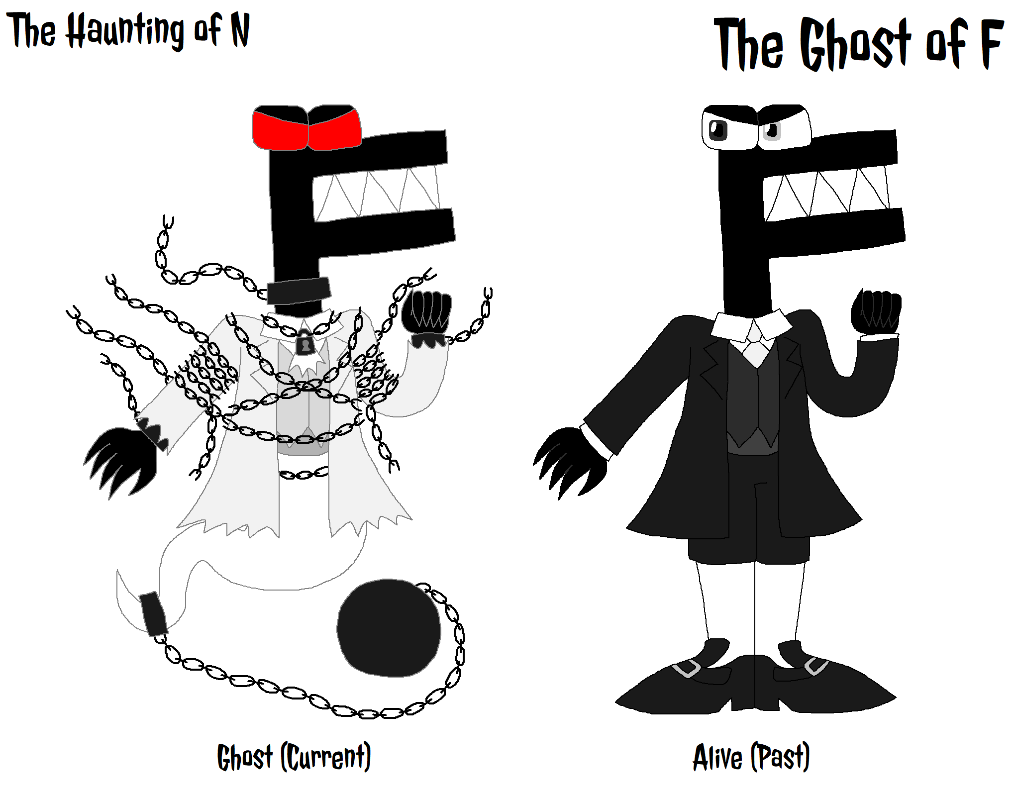 Alphabet Lore: The Haunting of N - Ghost!F by Princess-Josie-Riki -- Fur  Affinity [dot] net