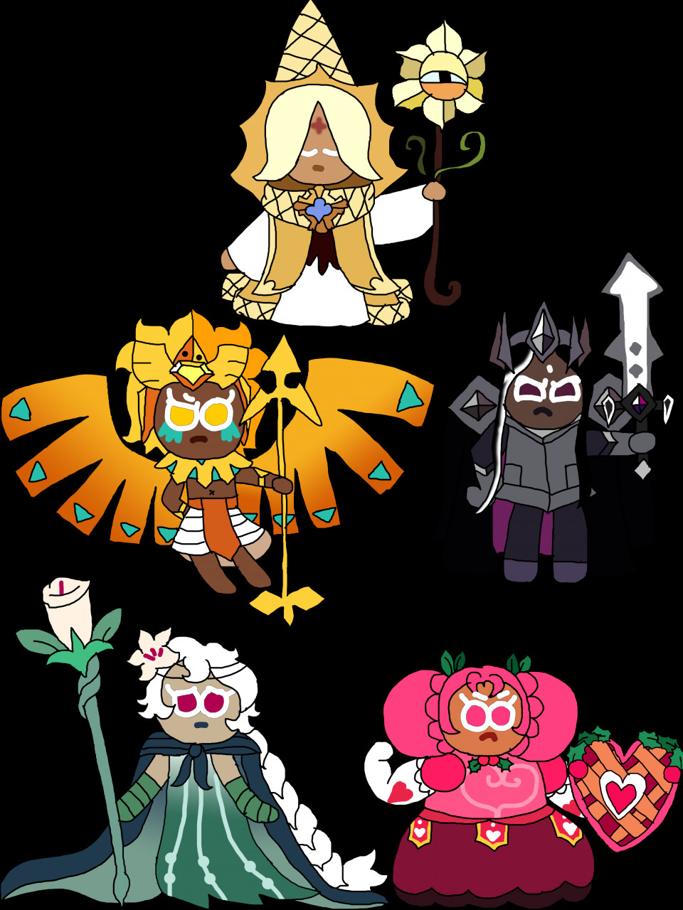 the Cookie Run Kingdom characters pt 5 by princess-sackboy3659 -- Fur  Affinity [dot] net