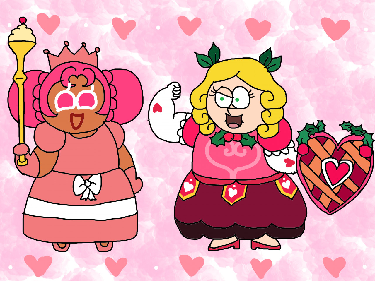 Hollyberry Cookie and Princess Plump outfit swap! by princess-sackboy3659  -- Fur Affinity [dot] net