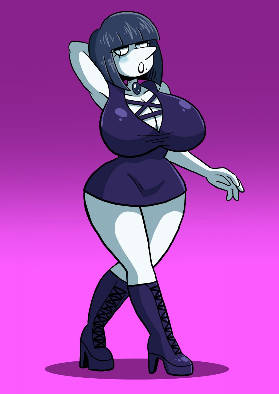 Big Tiddy Goth Pearlfriend by Prinnydood -- Fur Affinity [dot] net