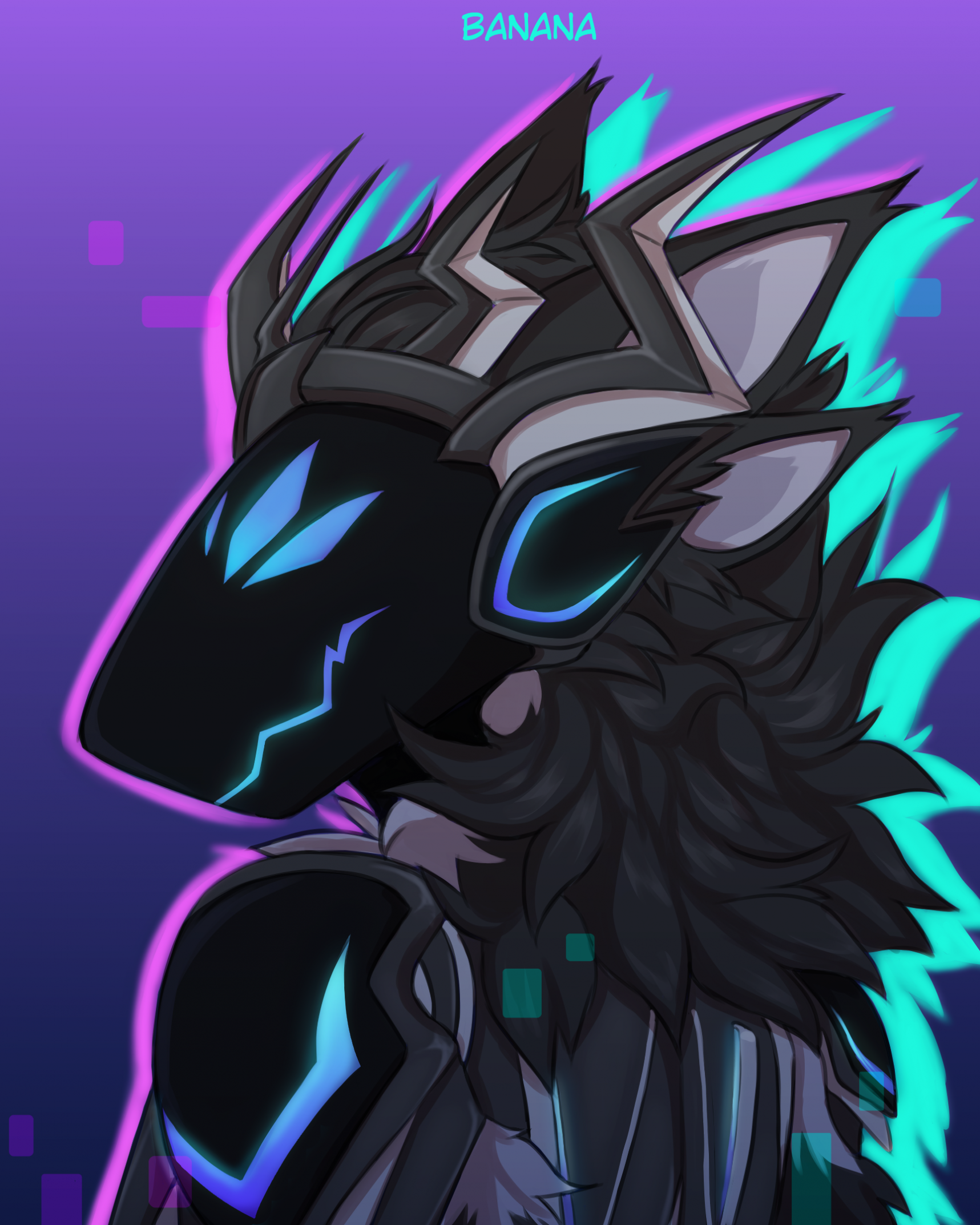 Protogen Head Icon by altrika by Khandor -- Fur Affinity [dot] net