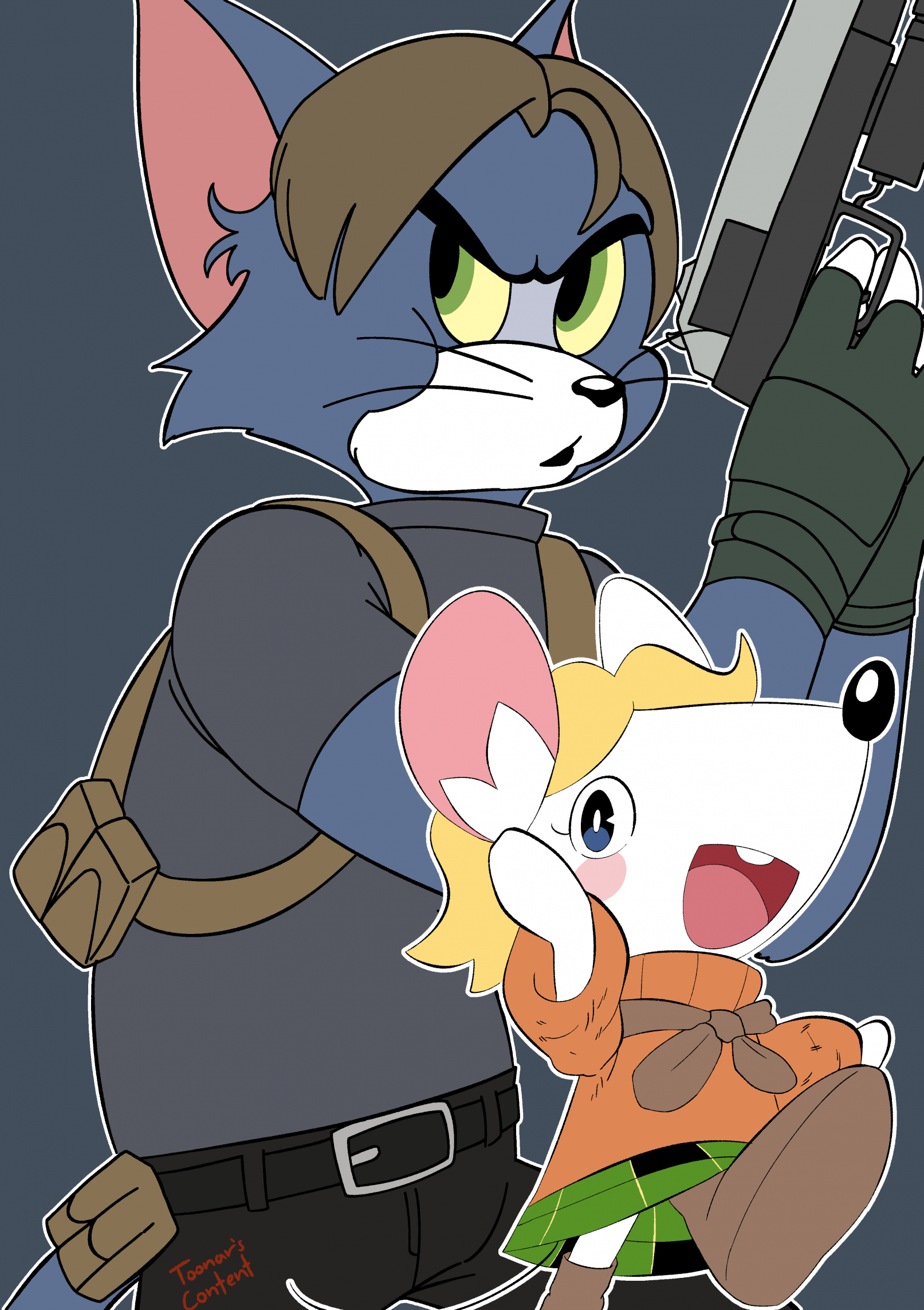 Leon and Ashley by ProfessorXII -- Fur Affinity [dot] net