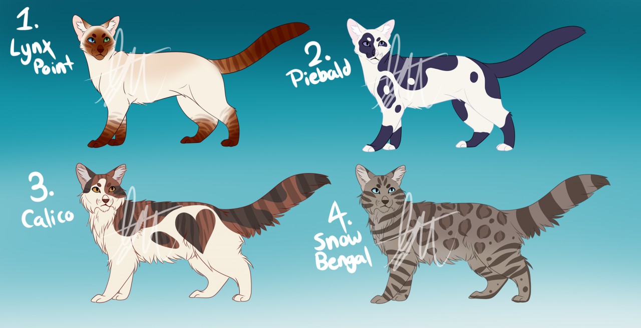 Warrior Cats Adopts 2 (Closed!) by ProjectMischa -- Fur Affinity