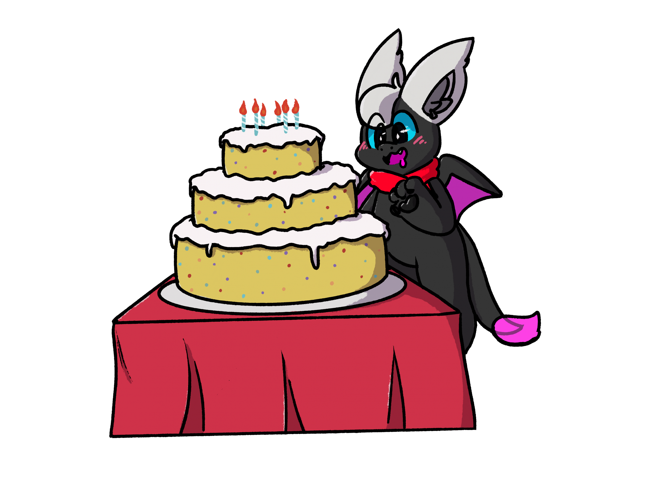 Birthday cake surprise by ProjectWhisp -- Fur Affinity [dot] net