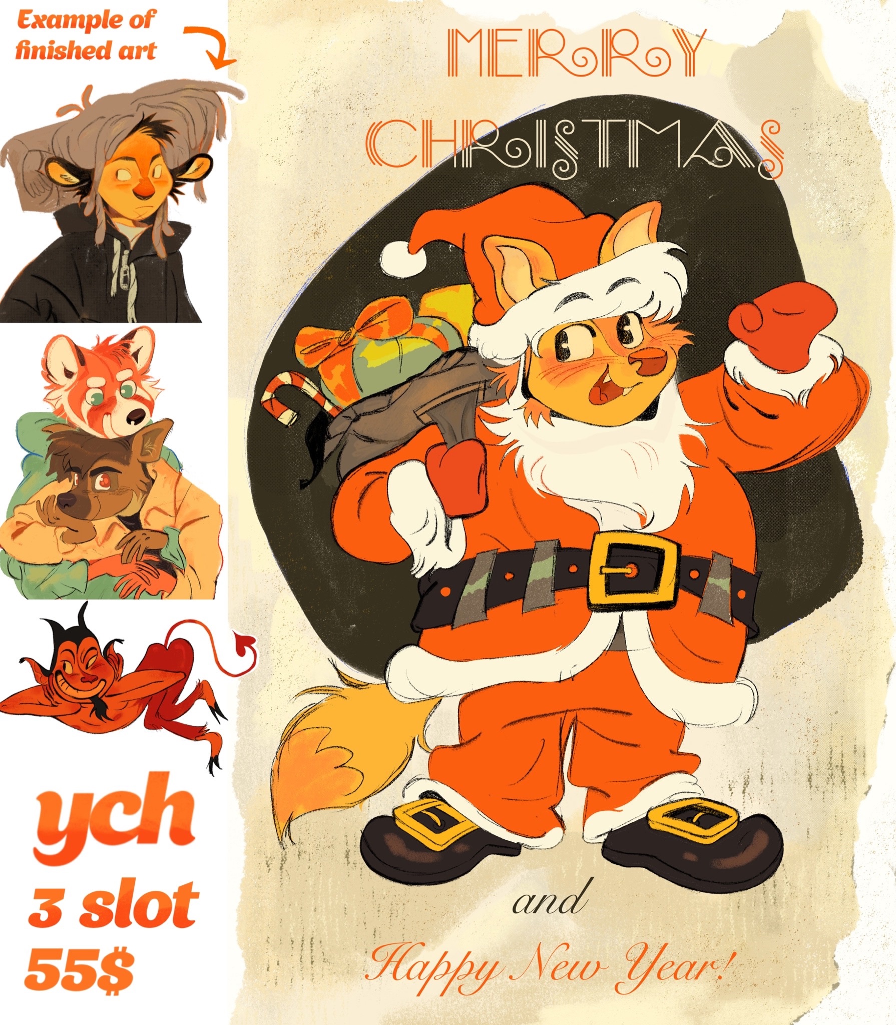 !Multislot-YCH! Merry Christmas (3 slots)