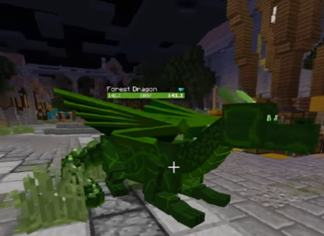 minecraft forest dragon