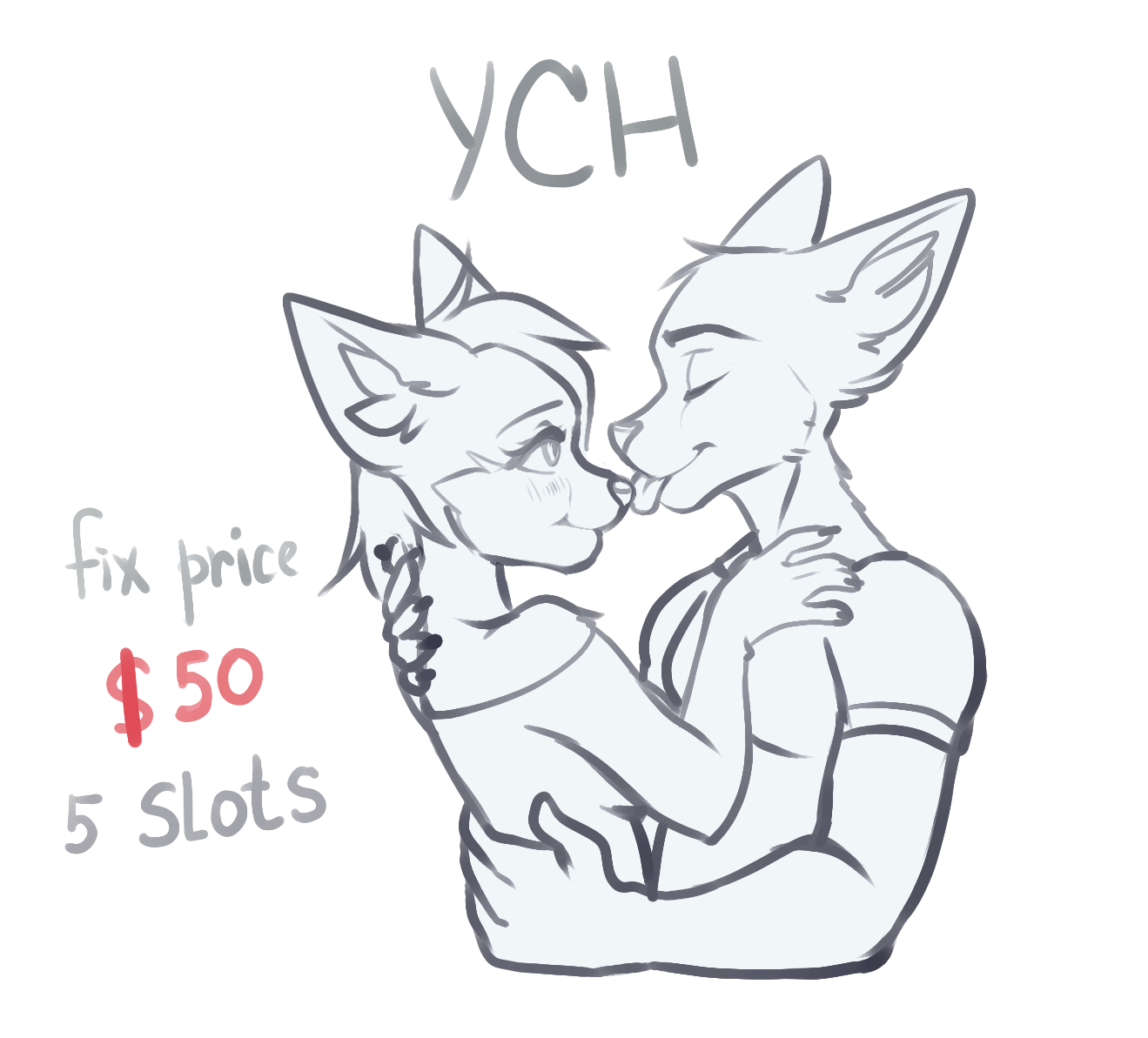 YCH multislot | kiss on the nose [CLOSED]