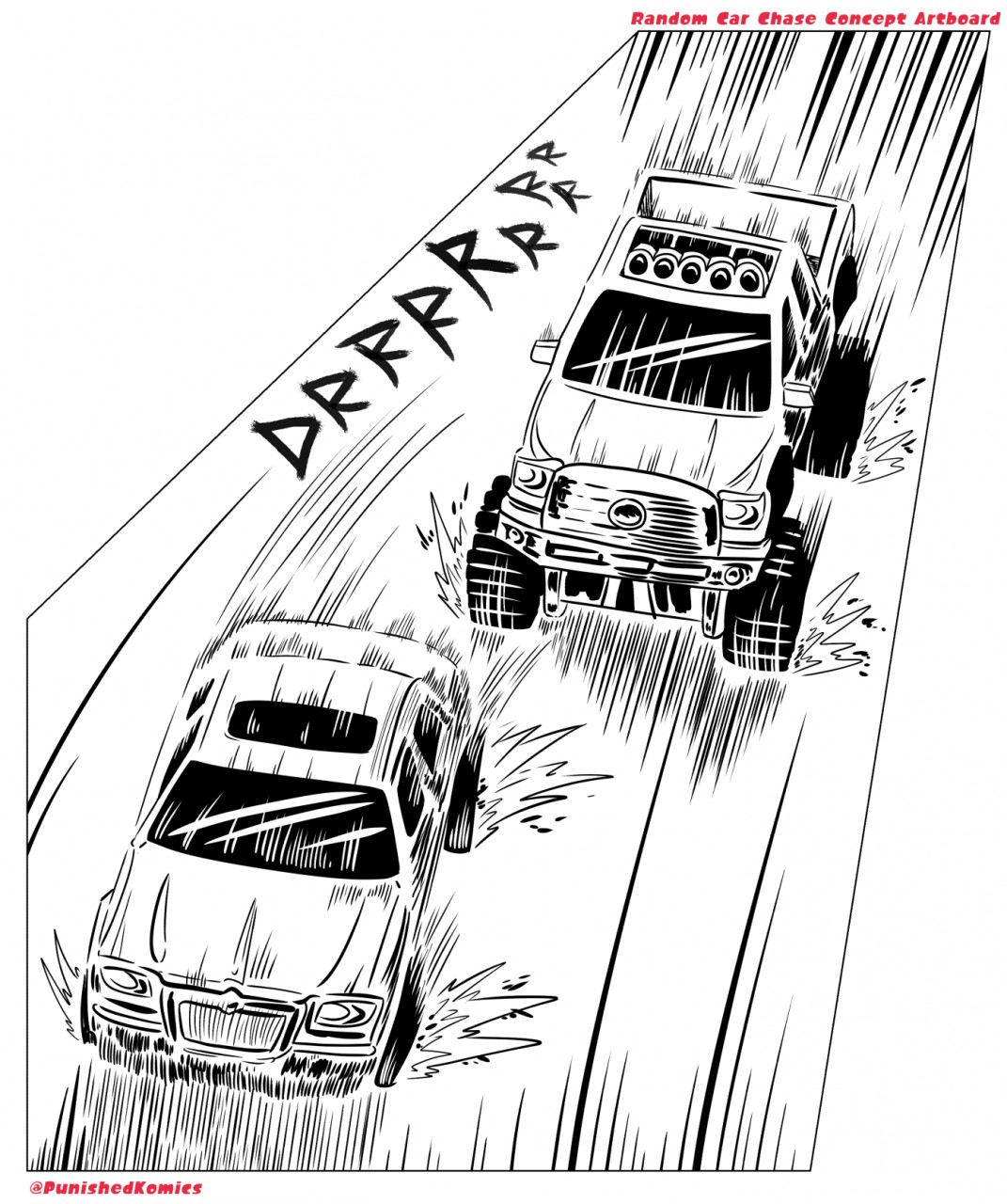 How to Draw CAR CHASES