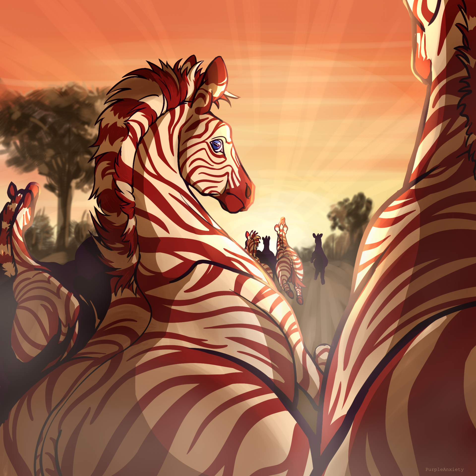 Red herd by PurpleAnxiety -- Fur Affinity [dot] net