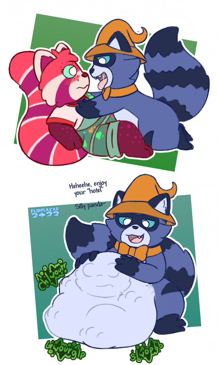Panda Snacking by Purpulear -- Fur Affinity [dot] net