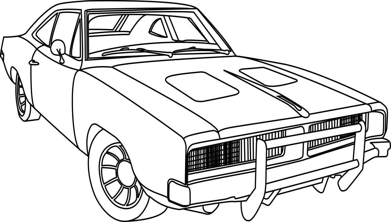 How to Draw a 1970 Dodge Charger from The Fast And The Furious  DrawingNow