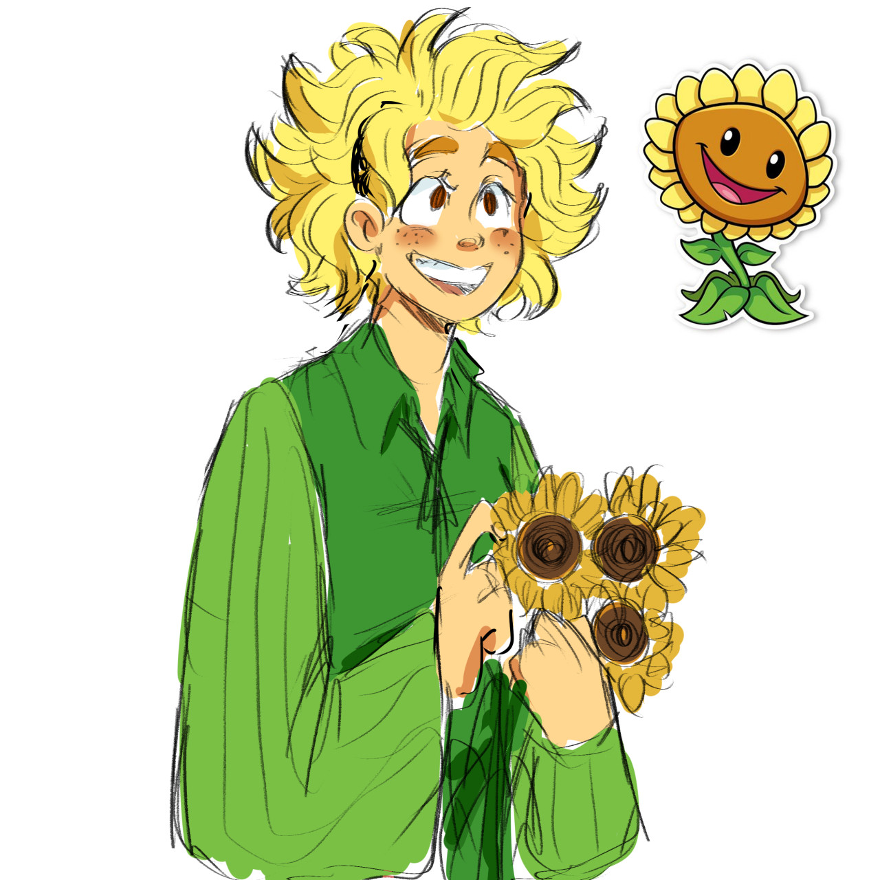 Sunflower - PvZ2 Fanart by HyperspacialArtist -- Fur Affinity [dot] net