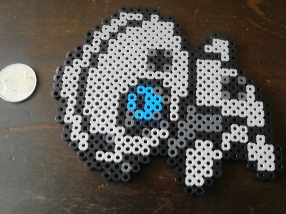 Pokemon Ruby Aron Sprite Perler by Pyxle Beads Fur Affinity