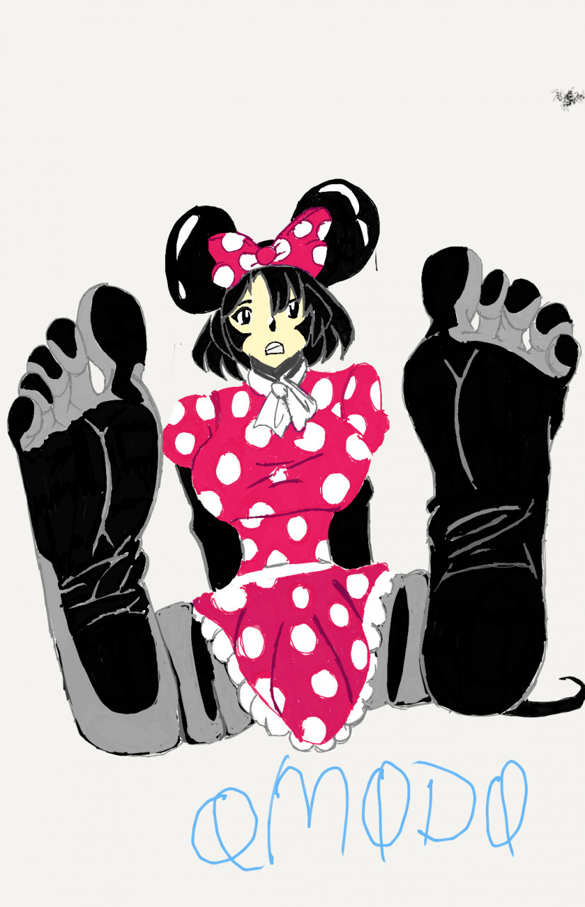 Minnie Mouse feet tease by QM0D0 -- Fur Affinity [dot] net