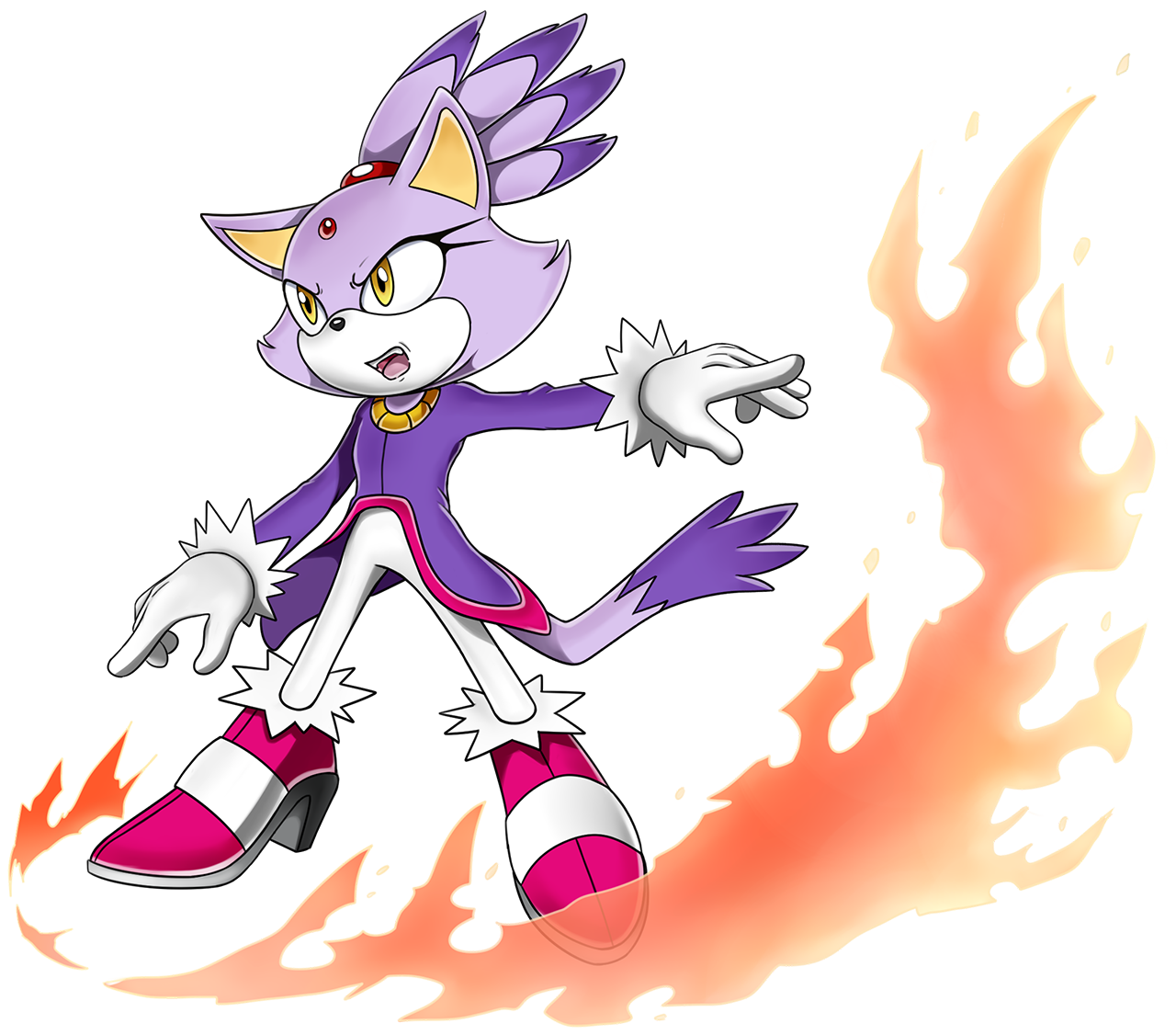 blaze the cat sonic x