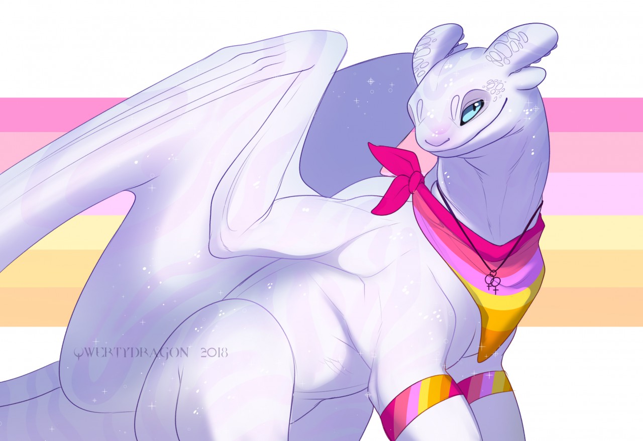 the light fury is a lesbian by QWERTYDragon -- Fur Affinity [dot] net