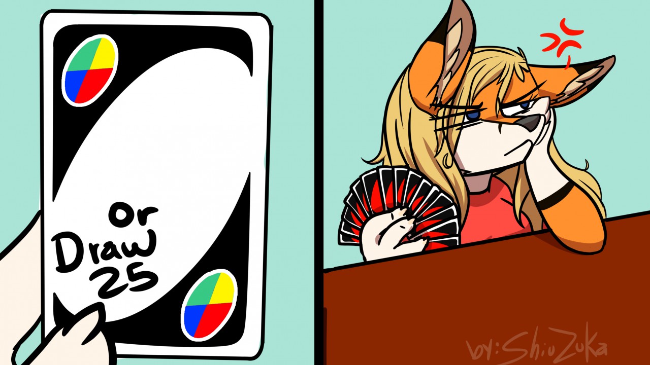 Uno Meme Blank By Rabbits World Fur Affinity Dot Net