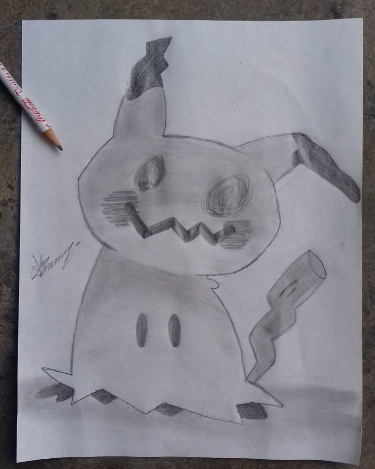 Fanart][Vector] Mimikyu by Proncus -- Fur Affinity [dot] net